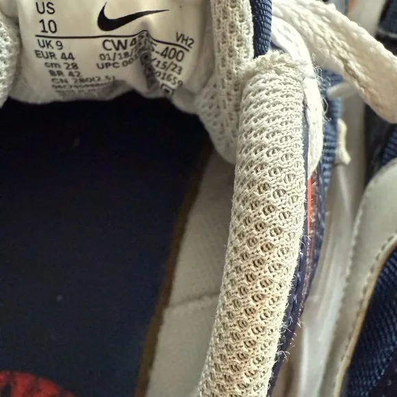 Nike Navy and White Sneakers