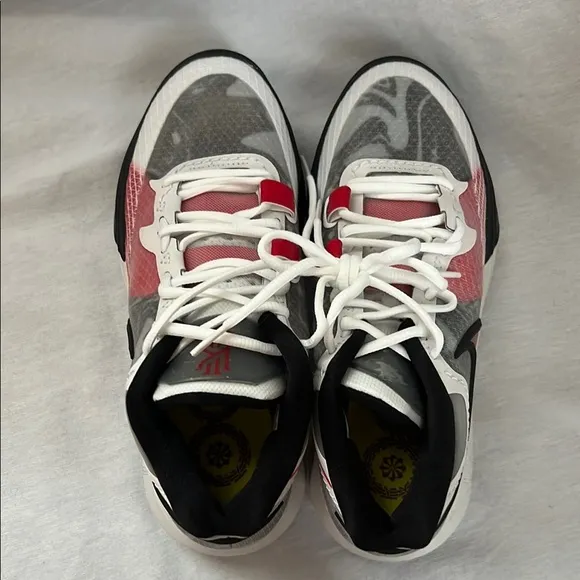 Nike NWOT Kyrie 8 White and University Red Athletic Sneakers