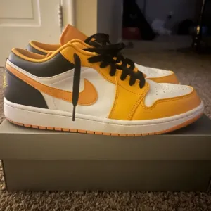 Nike Orange and Black Sneakers