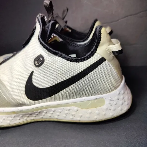 Nike PG 4 Paul George Basketball Black White Oreo Shoes Mens Sneakers Size 12
