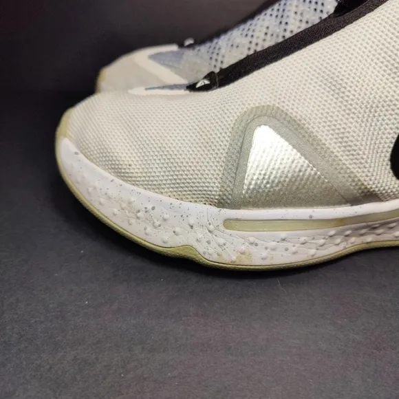 Nike PG 4 Paul George Basketball Black White Oreo Shoes Mens Sneakers Size 12