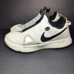 Nike PG 4 Paul George Basketball Black White Oreo Shoes Mens Sneakers Size 12