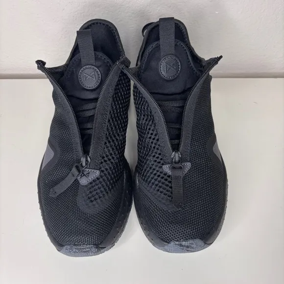 Nike‎ PG 4 Triple Black Basketball Shoes Mens Size 8.5