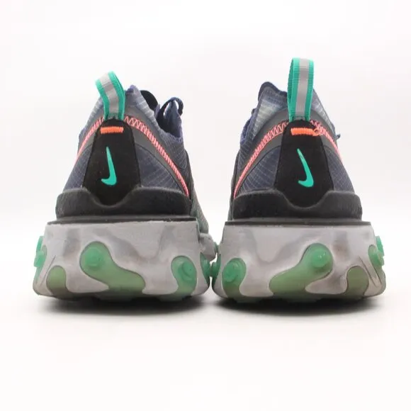 Nike React Element 87 Men's Size 11.5 Gray Running Shoes Sneakers AQ1090-005