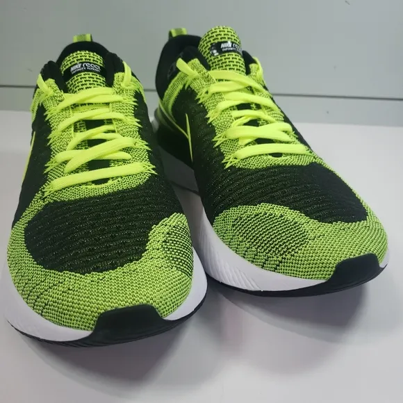 Nike React Infinity Run FlyKnit 2 Volt Black Training Running Sneakers Men 11.5