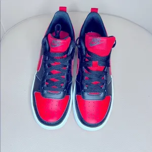 Nike Red and Black Sneakers