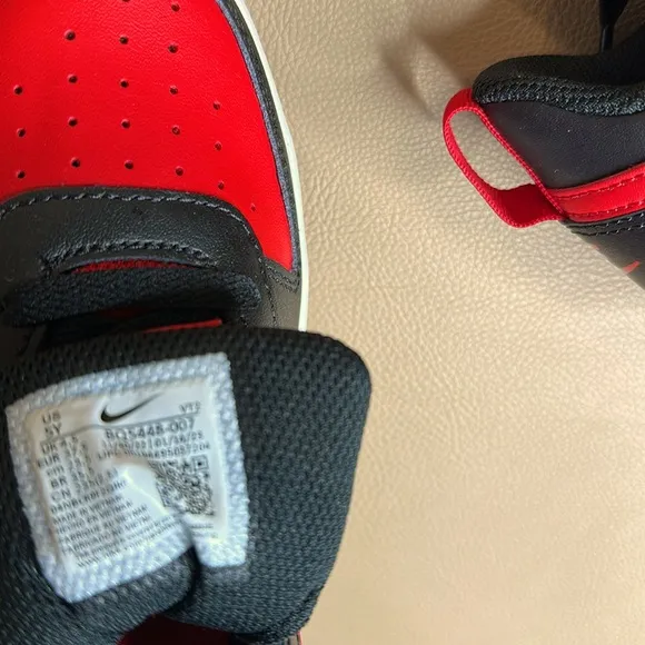 Nike Red and Black Sneakers