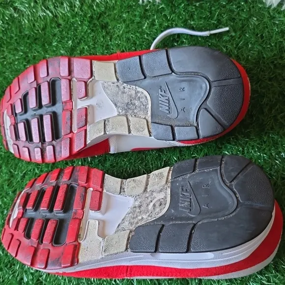 Nike Red and White Sneakers