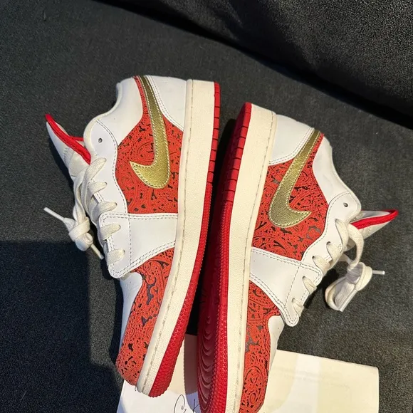 Nike Red and White Sneakers