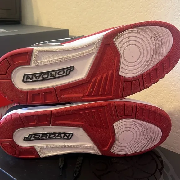 Nike Red and White Sneakers