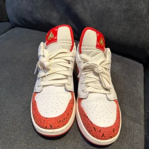 Nike Red and White Sneakers