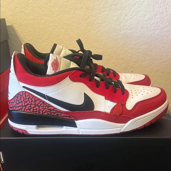 Nike Red and White Sneakers