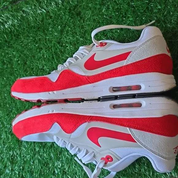 Nike Red and White Sneakers
