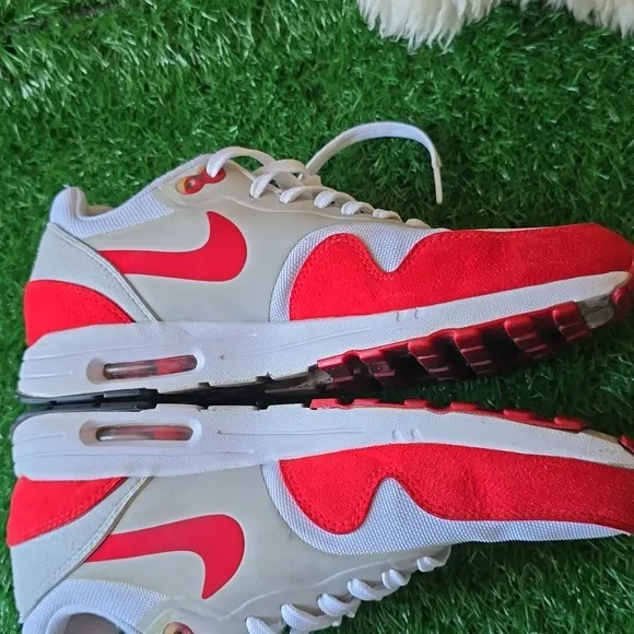 Nike Red and White Sneakers