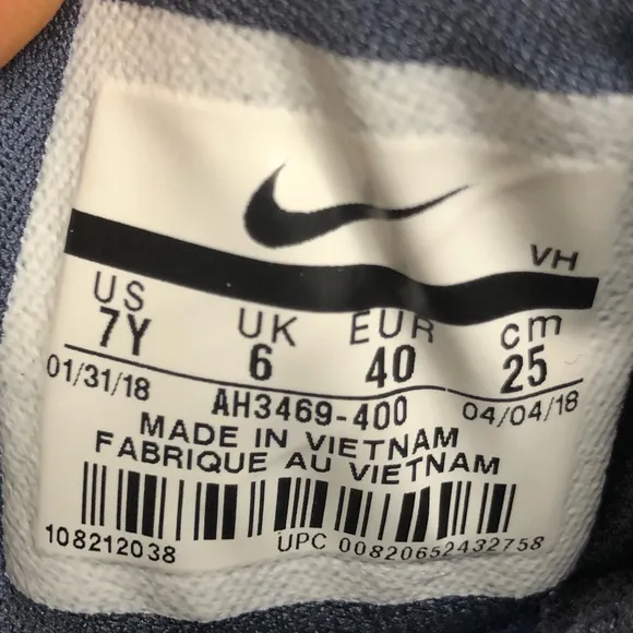Nike rival blue running shoes