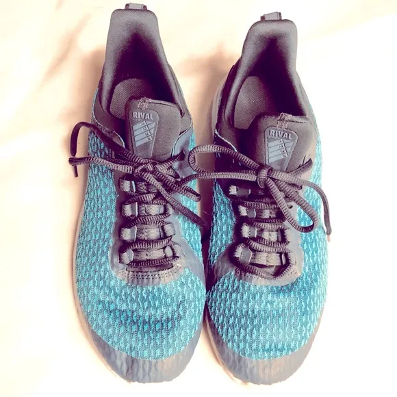 Nike rival blue running shoes