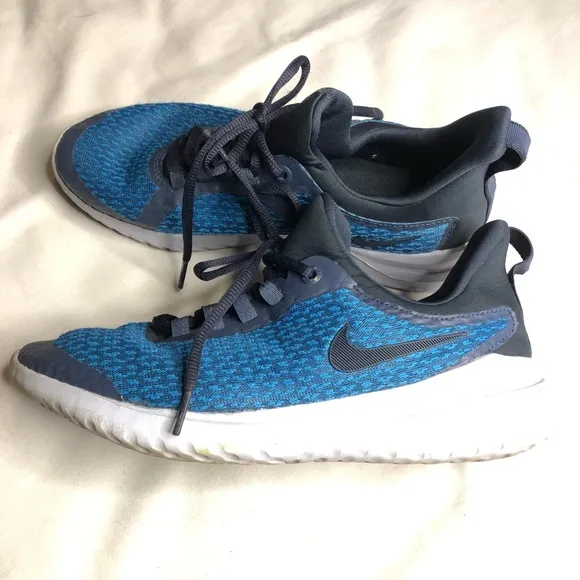Nike rival blue running shoes