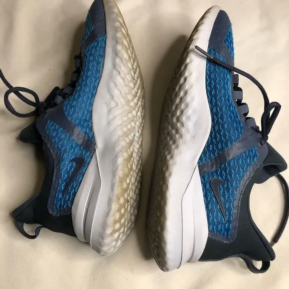 Nike rival blue running shoes