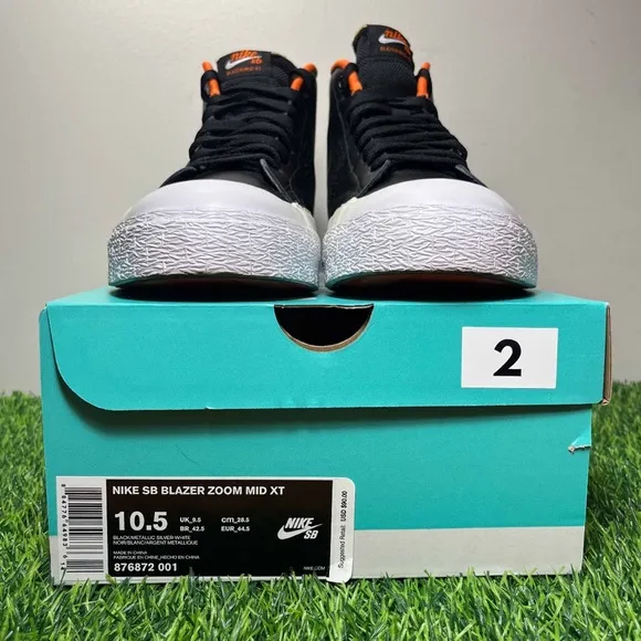 Nike SB Blazer Mid XT Donny Donovon Piscopo Black Orange