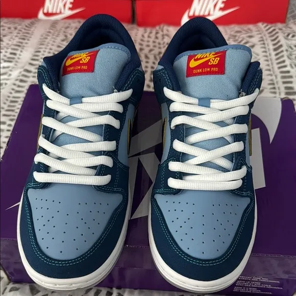 NIKE SB DUNK LOW PRM WSS BLUE Men's Sneakers NEW In the box