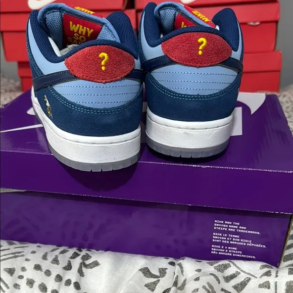 NIKE SB DUNK LOW PRM WSS BLUE Men's Sneakers NEW In the box