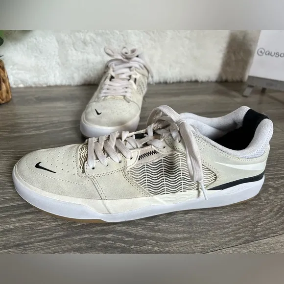 Nike SB Ishod Wair Summit White/Black with gum soles. Size 10