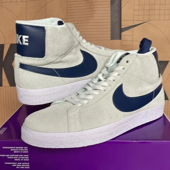 Nike SB Zoom Blazer Mid barely green/navy-barely green WMNS sneakers