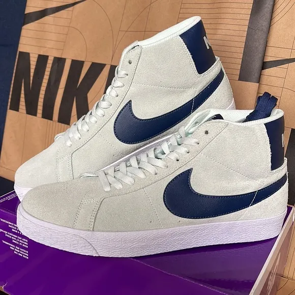 Nike SB Zoom Blazer Mid barely green/navy-barely green WMNS sneakers