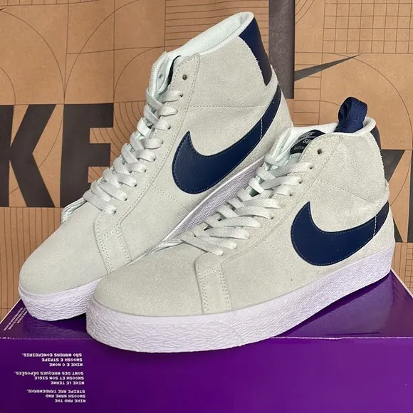 Nike SB Zoom Blazer Mid barely green/navy-barely green WMNS sneakers