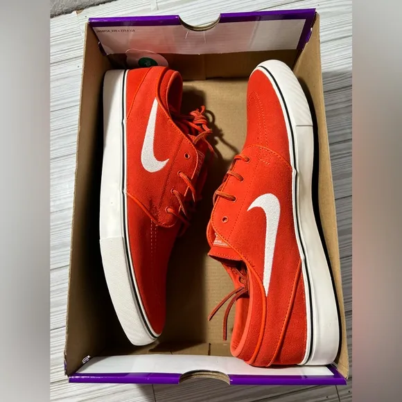 Nike SB Zoom Janoski OG  Men's skate shoe sneaker orange Size 11.5 FD6757 800