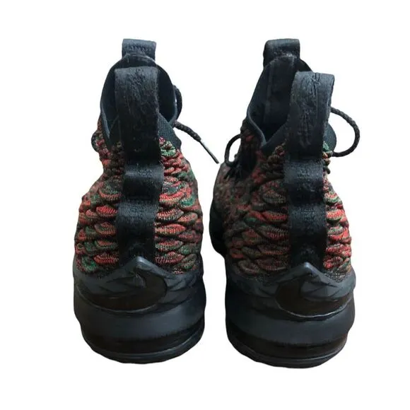 Nike Shoes Boys 6.5 LeBron 15 BHM Black History Month Flyknit Basketball Sneaker