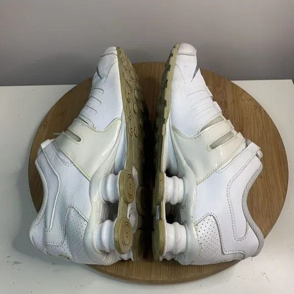 Nike Shox Current GS Shoes Womens Size 8.5 White Sneakers 739637-007