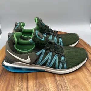 Nike Shox Gravity Green Athletic Running Shoes Sneakers AR1999-300 Men Size 11.5