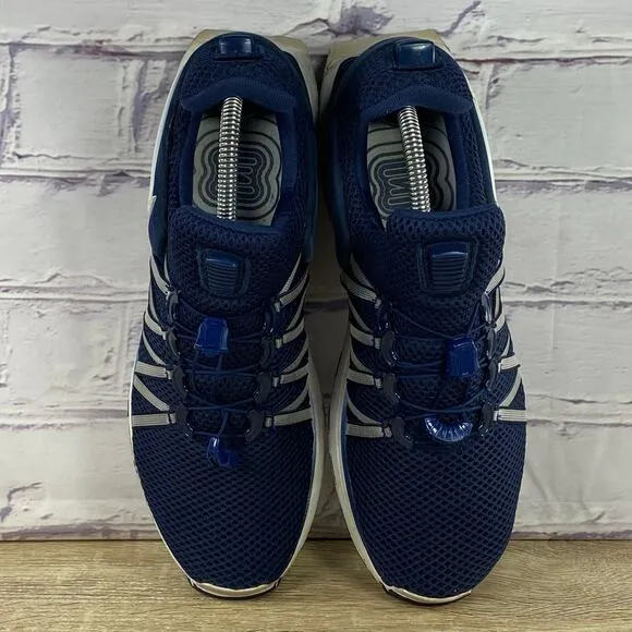 Nike Shox Gravity Running Shoes Men's 8 Navy Blue White Red Athletic Sneakers