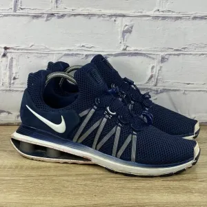 Nike Shox Gravity Running Shoes Men's 8 Navy Blue White Red Athletic Sneakers
