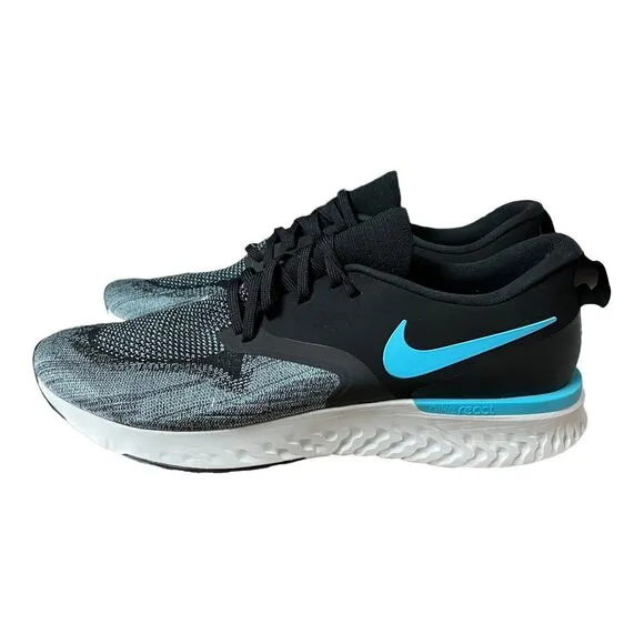 NIKE Sneakers Men’s 13 Blue ODYSSEY REACT 2 FLYKNIT (AH1015 - 002) RUNNING Shoes
