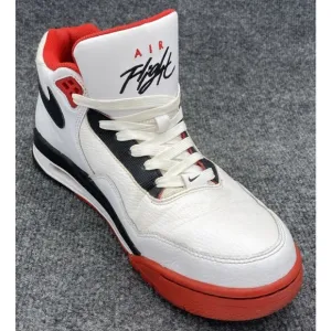 Nike Sneakers Men’s Size 10.5  Air Flight Legacy BQ4212-100 Shoes Red White