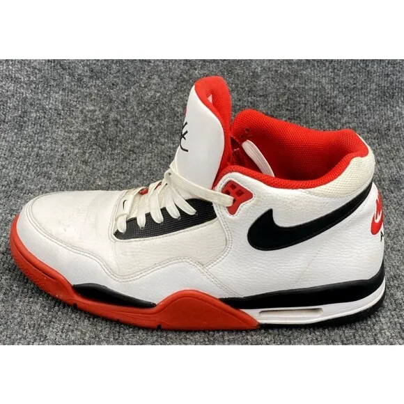 Nike Sneakers Men’s Size 10.5  Air Flight Legacy BQ4212-100 Shoes Red White
