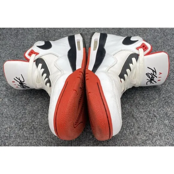 Nike Sneakers Men’s Size 10.5  Air Flight Legacy BQ4212-100 Shoes Red White