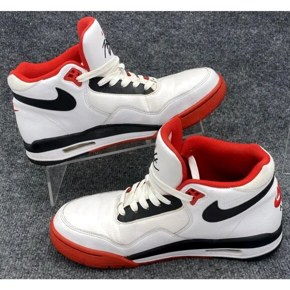 Nike Sneakers Men’s Size 10.5  Air Flight Legacy BQ4212-100 Shoes Red White