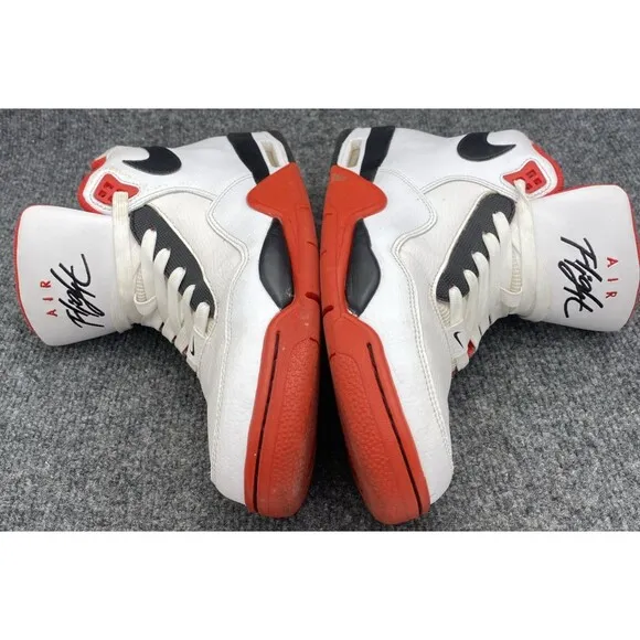 Nike Sneakers Men’s Size 10.5  Air Flight Legacy BQ4212-100 Shoes Red White