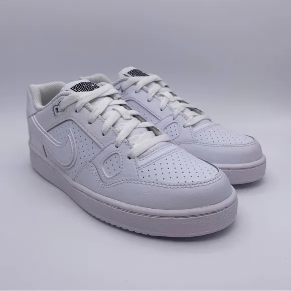 Nike Son of Force GS 'Triple White' Shoes Sneakers  NWOT  |   Size:   7Y