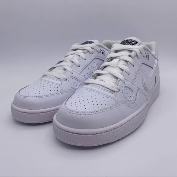 Nike Son of Force GS 'Triple White' Shoes Sneakers  NWOT  |   Size:   7Y