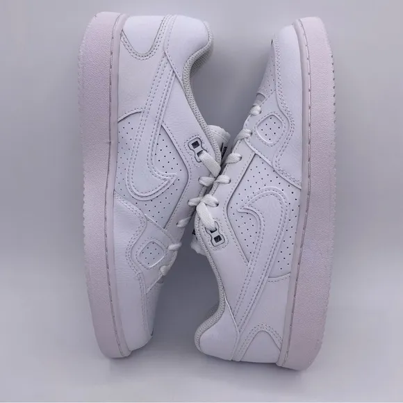 Nike Son of Force GS 'Triple White' Shoes Sneakers  NWOT  |   Size:   7Y