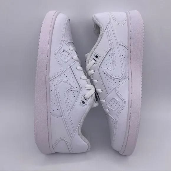 Nike Son of Force GS 'Triple White' Shoes Sneakers  NWOT  |   Size:   7Y