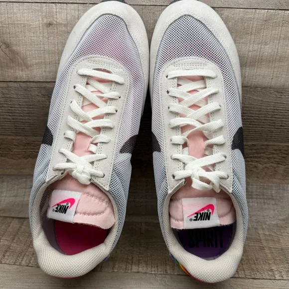 Nike Tailwind 79 Be True Pride Sneakers Mens 10 White Pink Rainbow Gilbert Baker