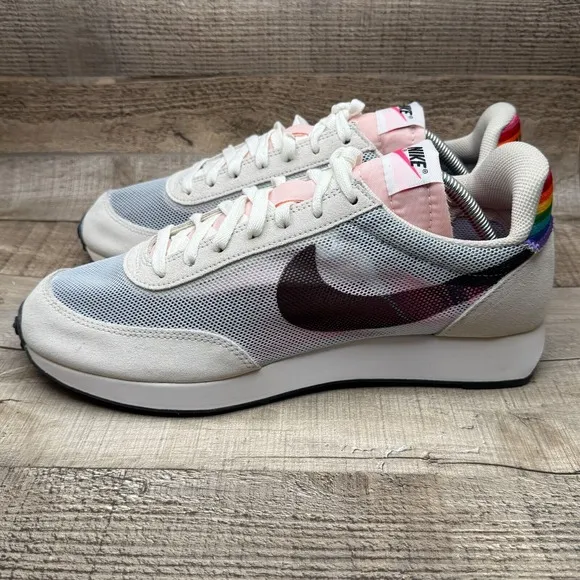 Nike Tailwind 79 Be True Pride Sneakers Mens 10 White Pink Rainbow Gilbert Baker