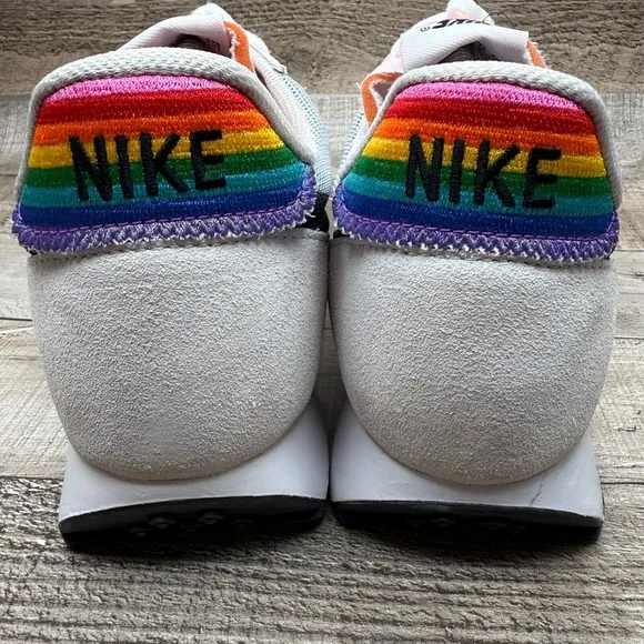Nike Tailwind 79 Be True Pride Sneakers Mens 10 White Pink Rainbow Gilbert Baker