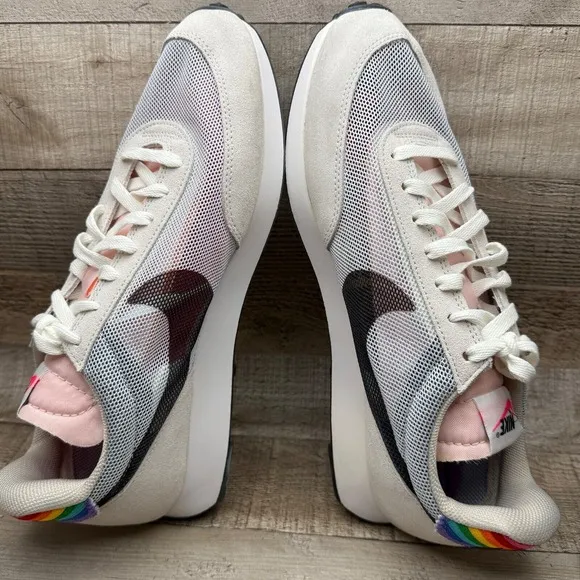 Nike Tailwind 79 Be True Pride Sneakers Mens 10 White Pink Rainbow Gilbert Baker