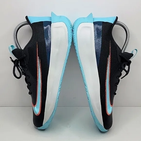 Nike | Team Hustle Quick smoke grey/magic ember low-top sneakers | WMS 7.5